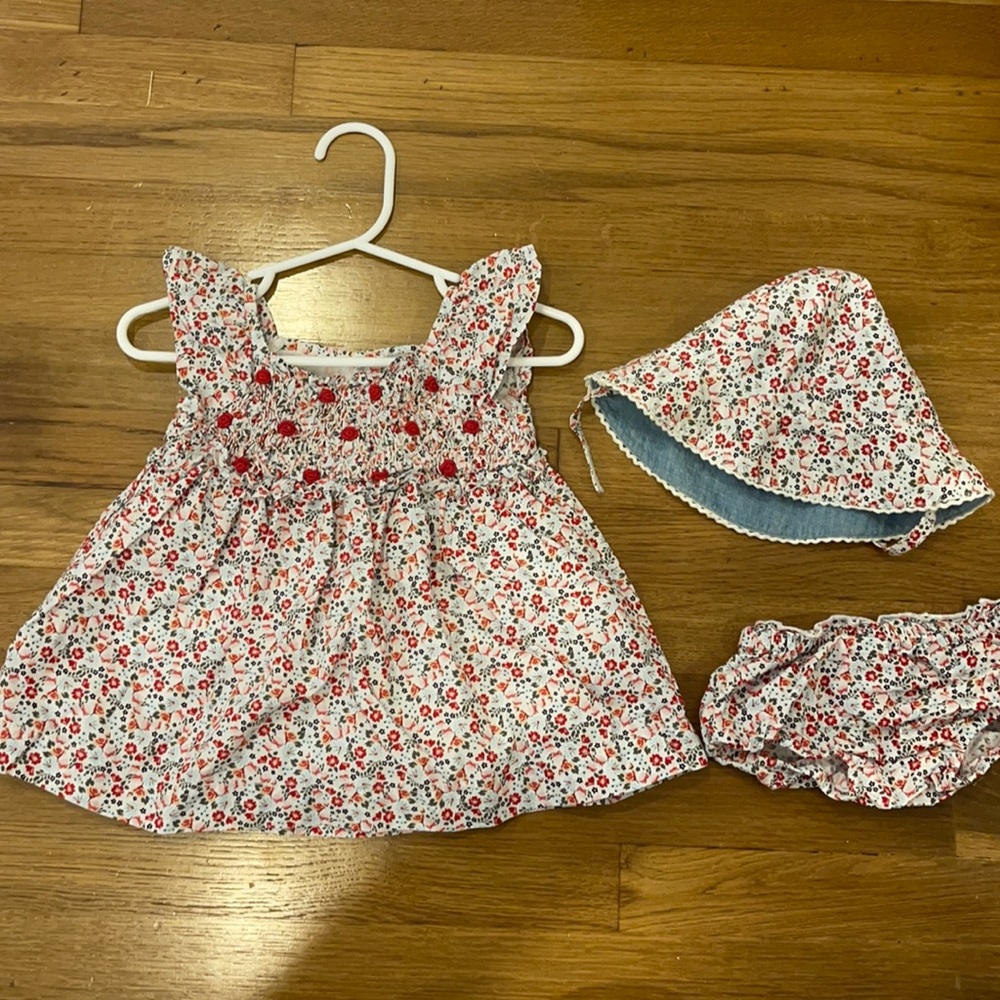 Nordstrom baby girl dress set